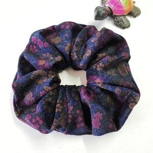 8 for $15 * Large Velvet Floral Scrunchie